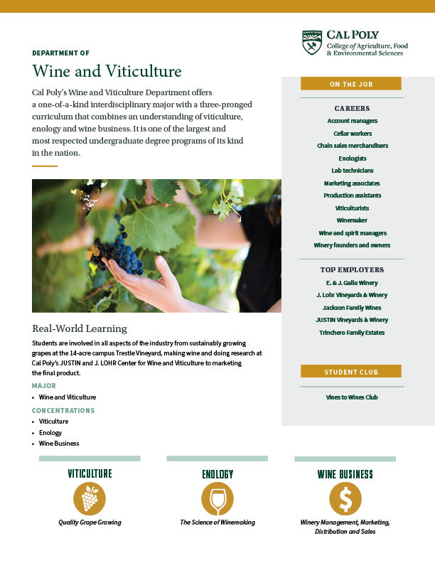 Departments & Majors College of Agriculture, Food and Environmental